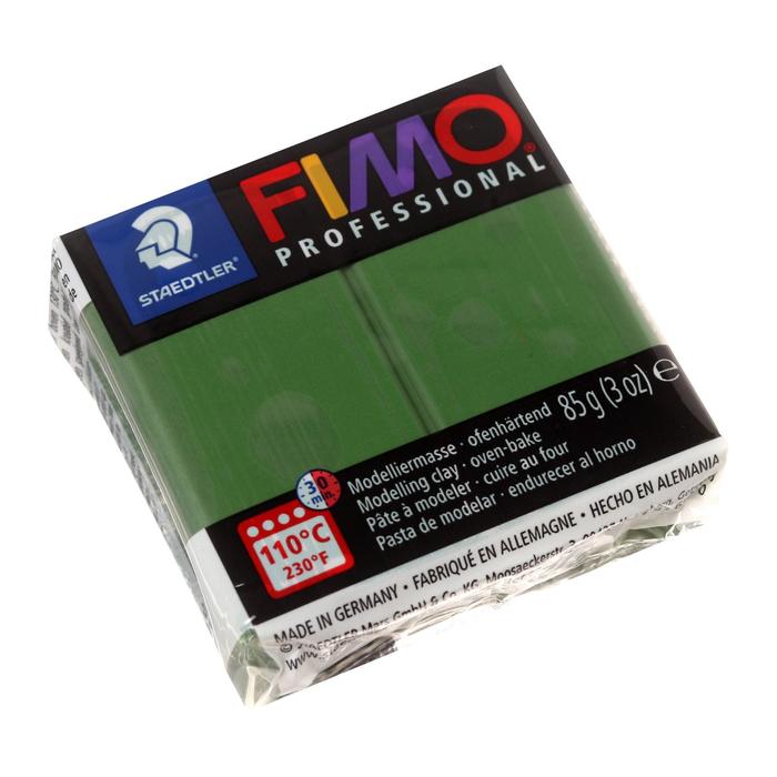 фото Пластика - полимерная глина fimo professional, 85 г, зелёный лист