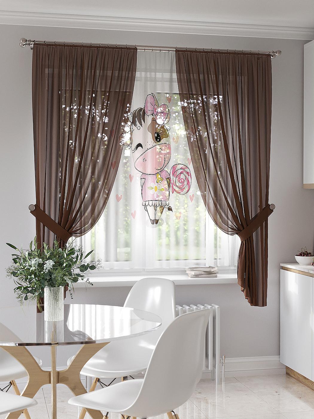 

Комплекты штор AT HOME Миритенис высота 180 см, ширина 145 см, Бежевый, 550037