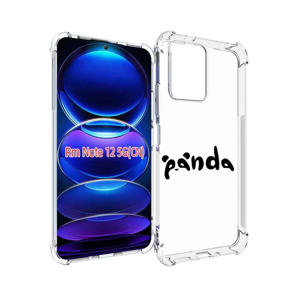 

Чехол MyPads панда надпись для Xiaomi Redmi Note 12, Прозрачный, Tocco