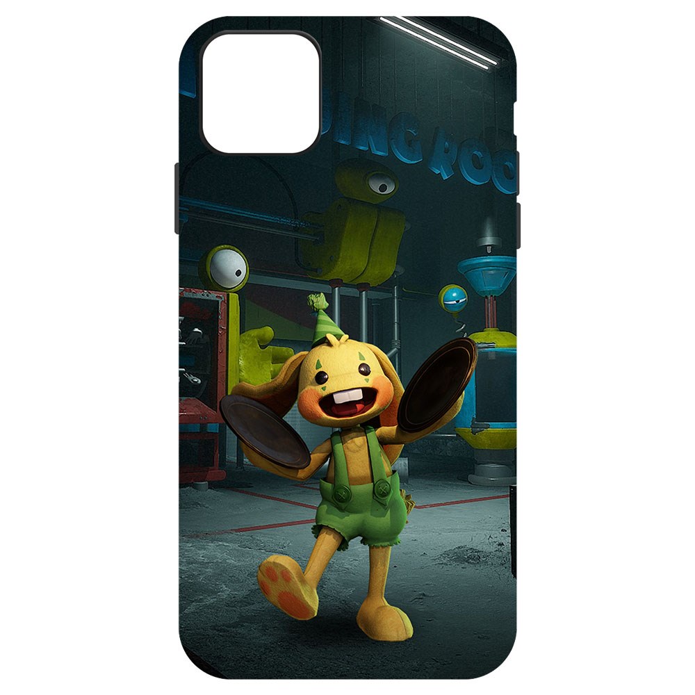 

Чехол-накладка Софт Хаги Ваги - Крольчонок Бонзо для iPhone 11 Pro Max, Черный