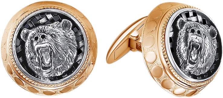 

Запонки мужские Маршал ZM-17/10-z-chernyj-agat, ZM-17/10-z-chernyj-agat