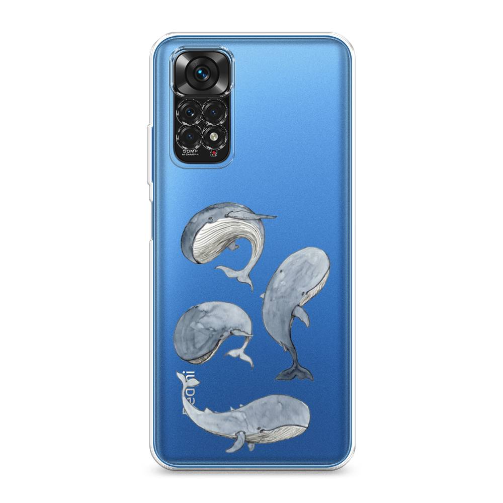 

Чехол Awog на Xiaomi Redmi Note 11 4G Global/Redmi Note 11S "Киты", Разноцветный, 312850-1