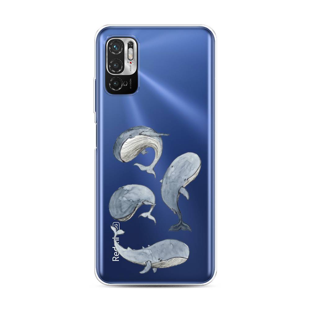 

Чехол Awog на Xiaomi Redmi Note 10T/Note 10 5G/M3 Pro "Киты", Разноцветный, 310750-1