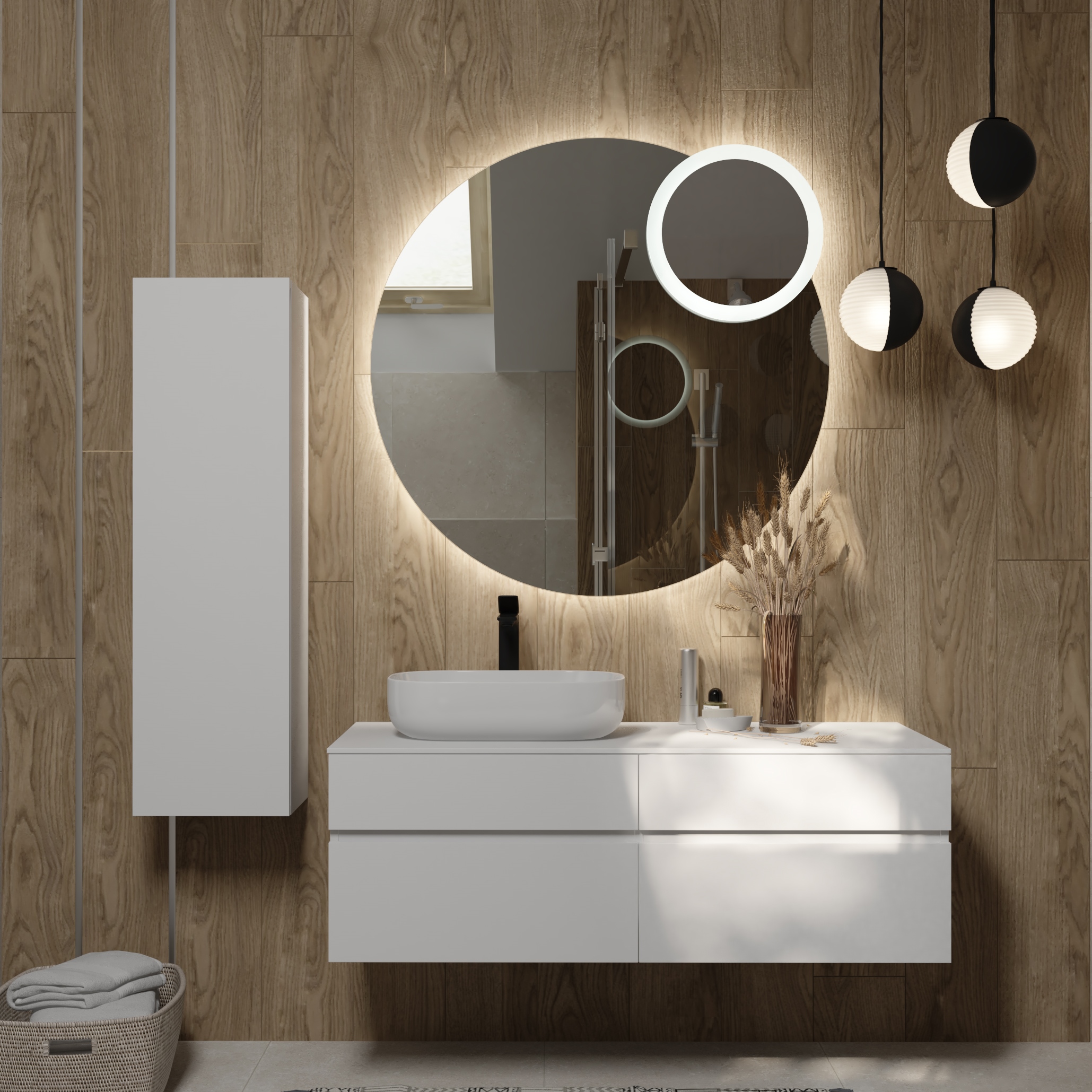 

Мебель для ванной Raval Decent 120 белая глянцевая, Белый, Decent 120 белая глянцевая