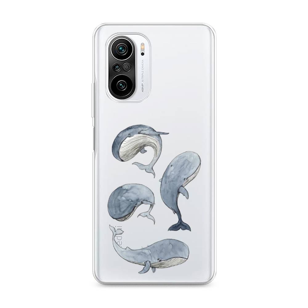 

Чехол Awog на Xiaomi Redmi K40 "Киты", Разноцветный, 310950-1