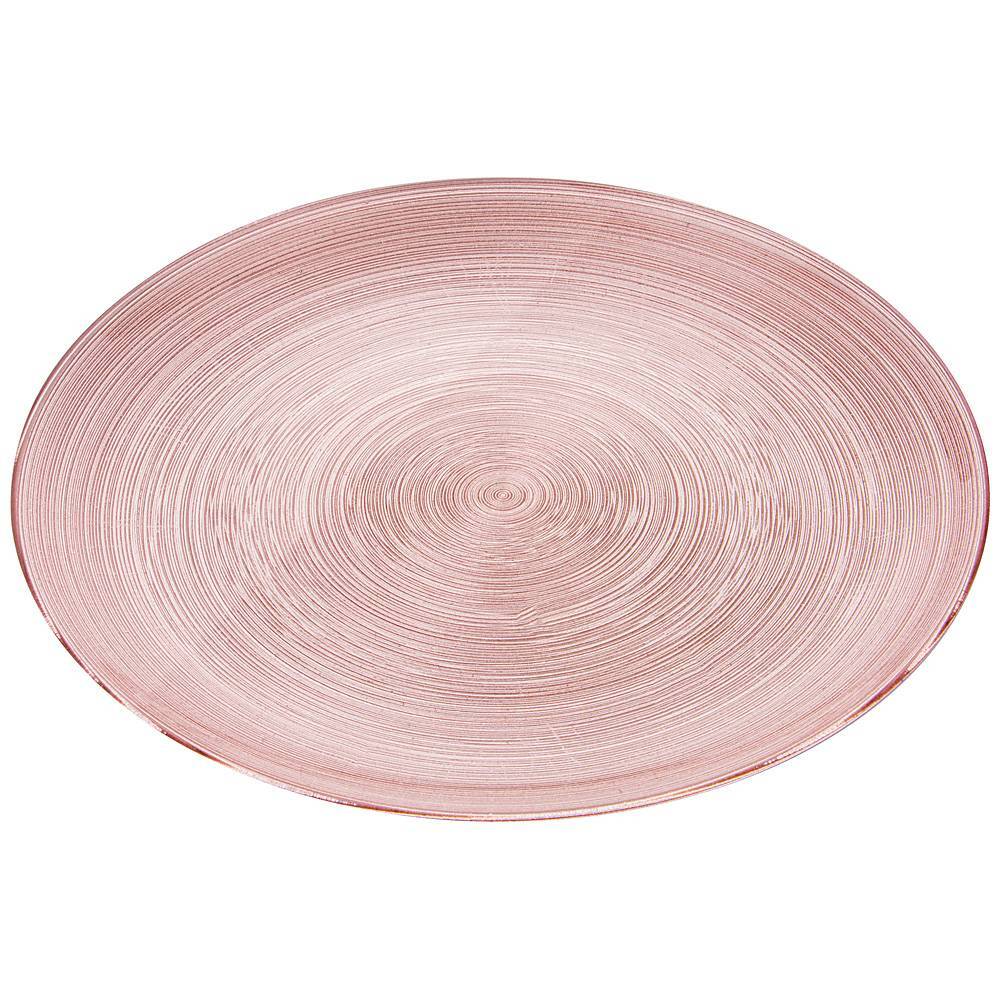 

Набор из 2 штук Тарелка AKCAM Miracle Dust Rose, 28см, стекло (339-032/2)