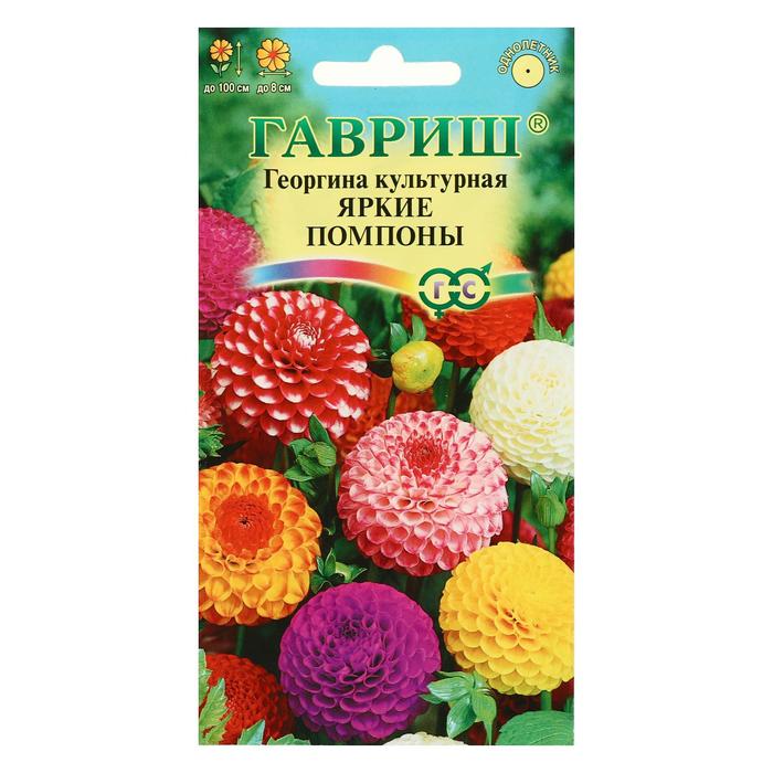 

Семена георгин Гавриш Яркие помпоны Р00007498 1 уп.