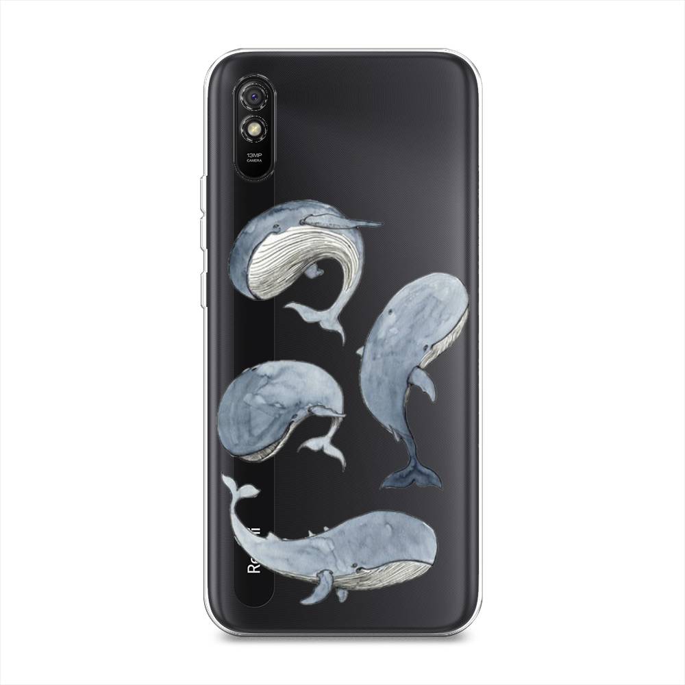 

Чехол Awog на Xiaomi Redmi 9A "Киты", Разноцветный, 38950-1