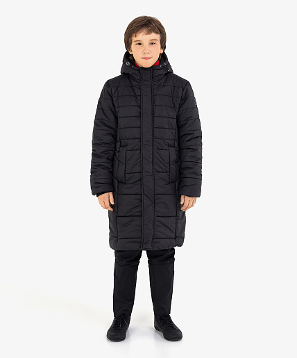 Пальто детское Jogel Essential Long Padded Jacket, Черный, 140