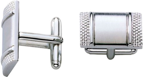 

Запонки мужские Colibri LCL104200E серебристые, LCL104200E