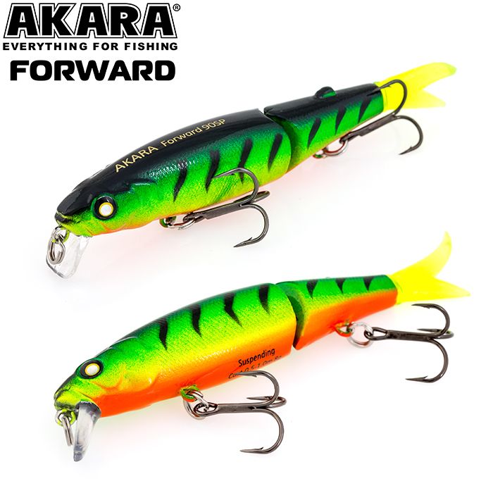 

Воблер Akara Forward 90SP 8 гр 2/7 oz 3,5 in A99, Разноцветный, Forward