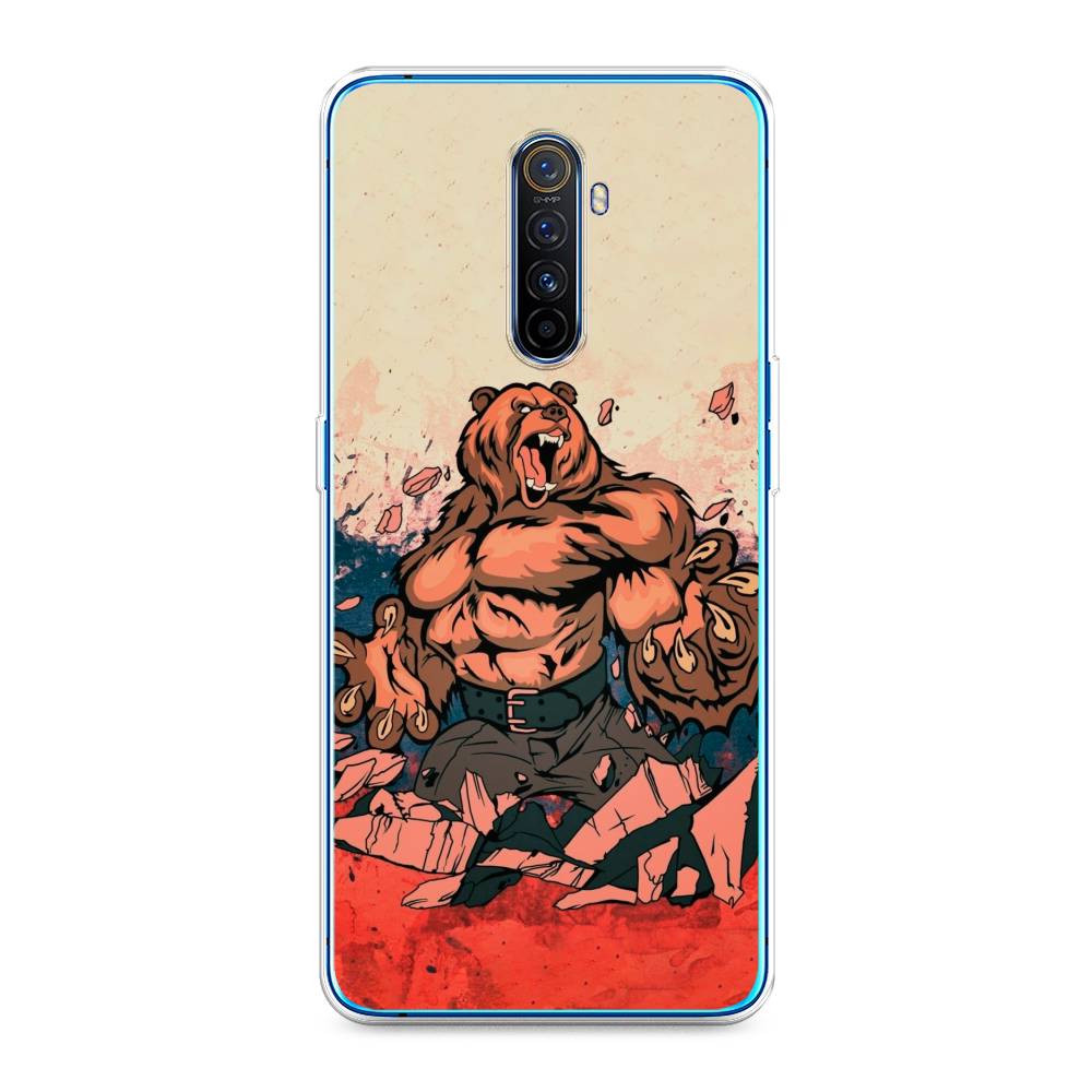 

Чехол Awog на Realme X2 Pro "Медведь с флагом РФ", Разноцветный, 251750-2