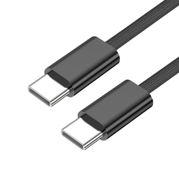Кабель Stellarway USB-C/USB-C 3А 2м нейлоновый черный