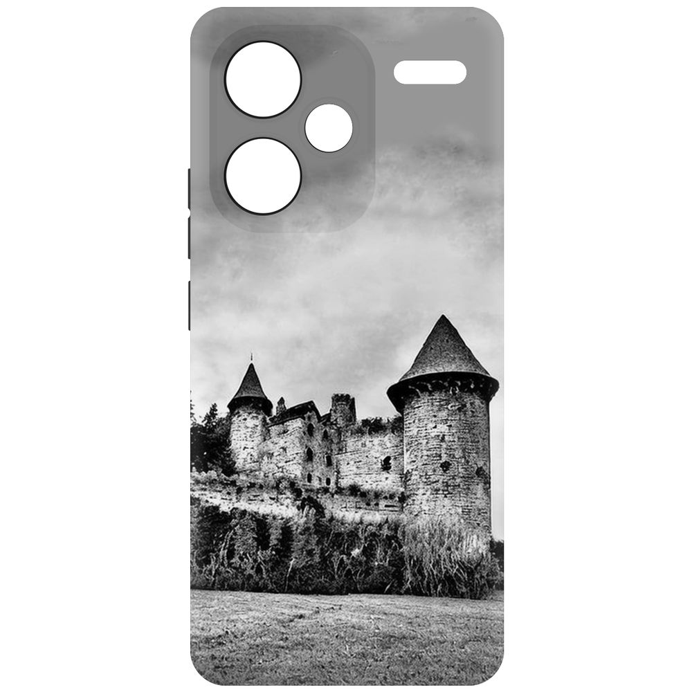 

Чехол-накладка Krutoff Soft Case Старый замок для Xiaomi Redmi Note 13 Pro+ 5G черный