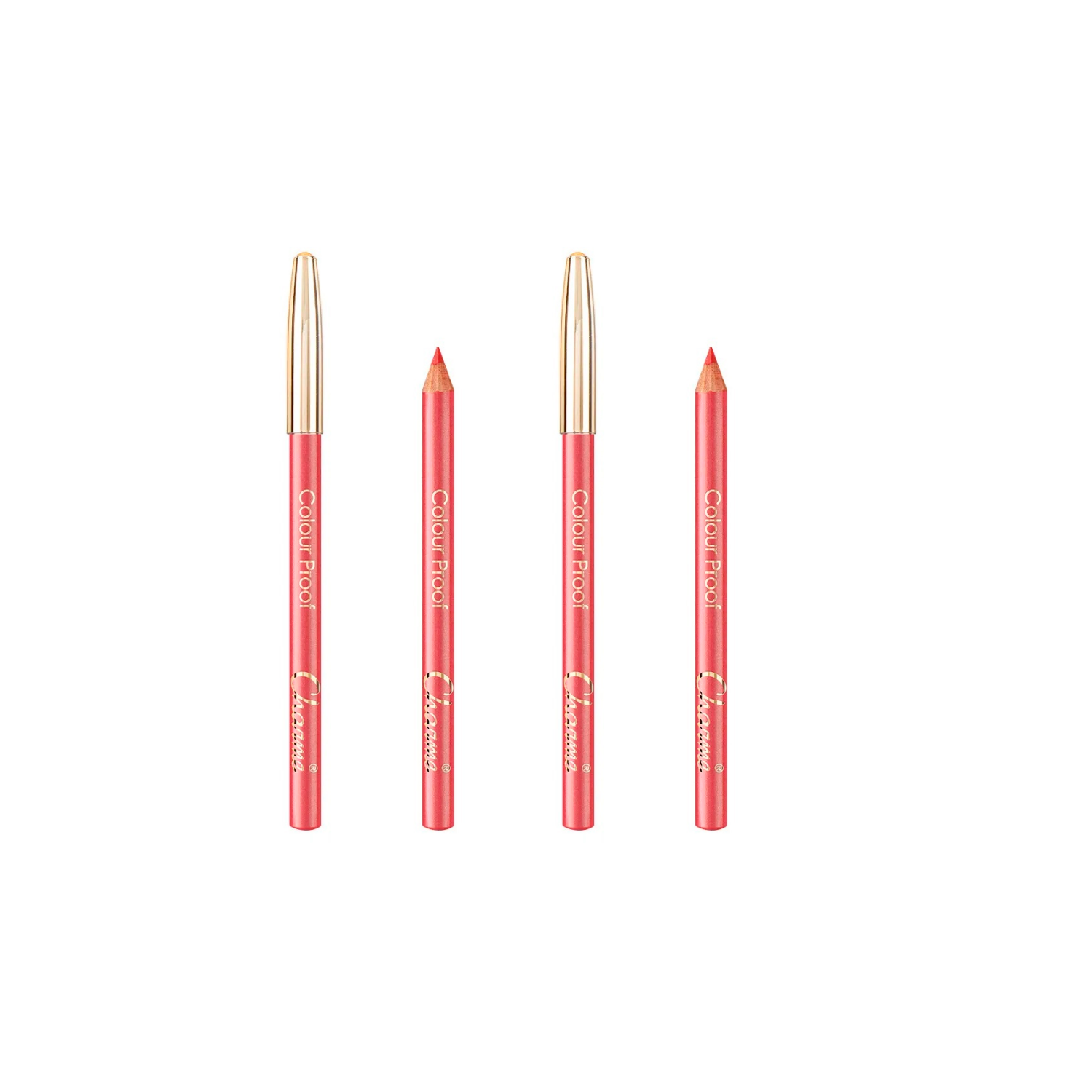 

Карандаш для губ Charme серии Colour Proof, Морской коралл, 2 шт., Розовый, Серия Colour Proof, Морской коралл