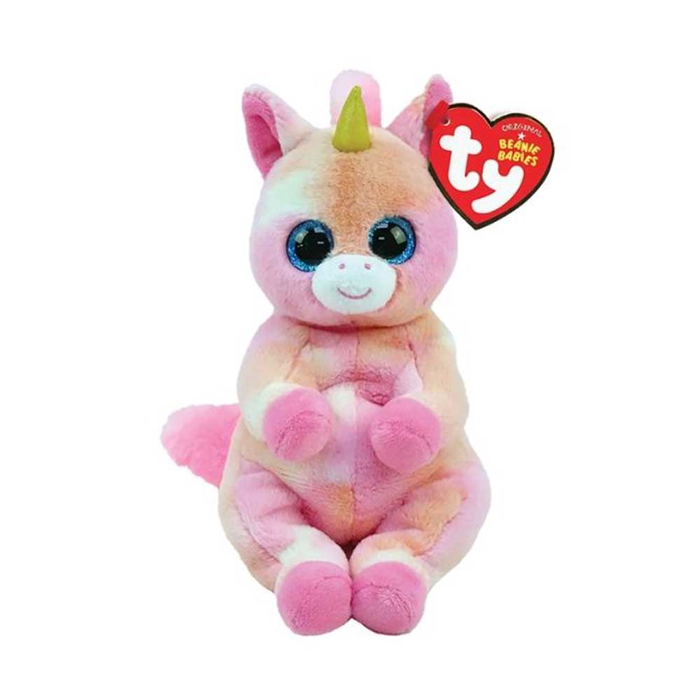 Игрушка мягкая TY Beanie Boo's Оранжево-розовый Единорог Skylar 15 см, 40547