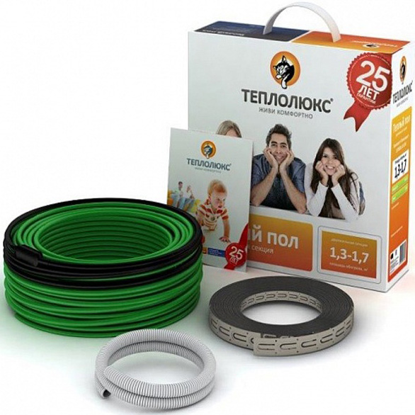 

TEPLOLUXE Tropix ТЛБЭ теплый пол кабель нагревательный 420 Вт/23м