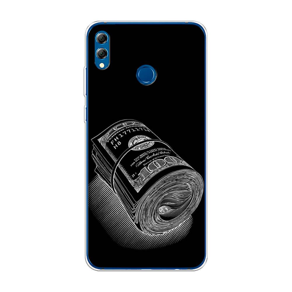 

Чехол Awog на Honor 8X Max "Кубышка денег", Черный;серебристый, 66550-5