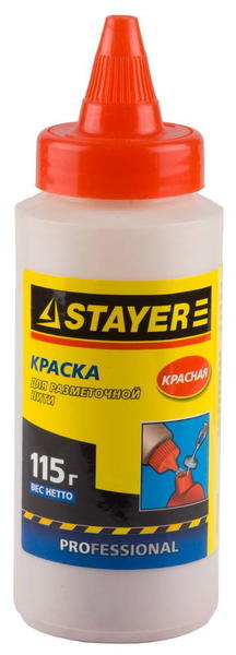 Stayer Красная краска для разметочной нити 115 г STAYER 2-06401-2