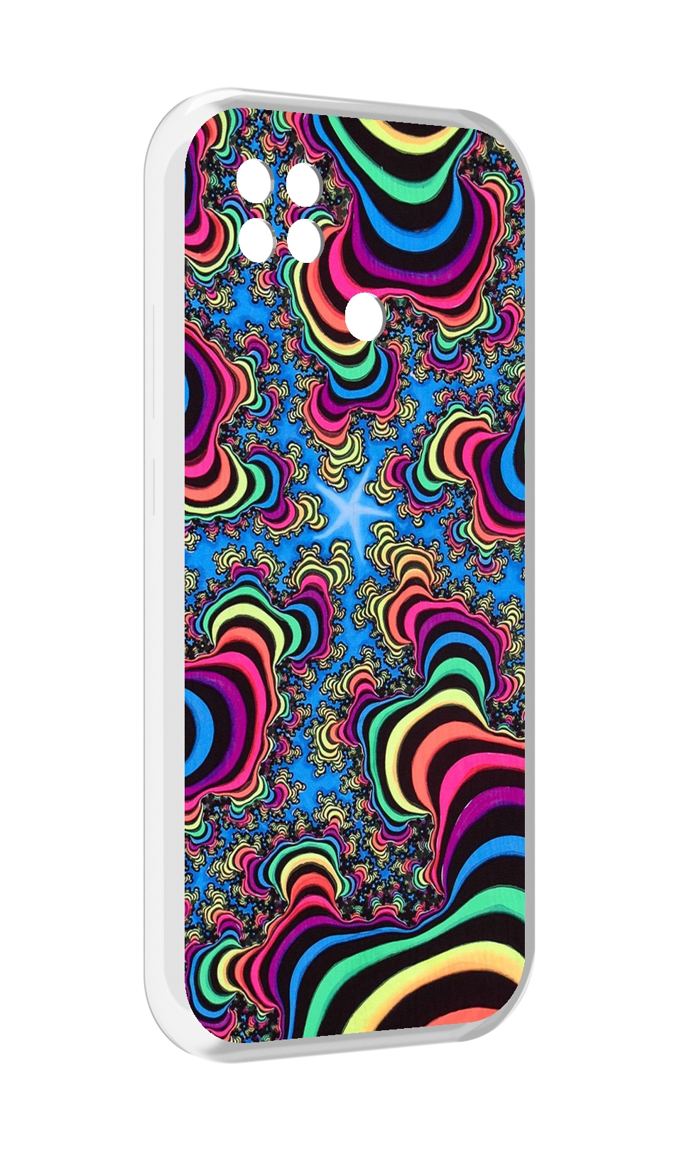 

Чехол MyPads щупальца иллюзия для Xiaomi Poco C40, Прозрачный, Tocco