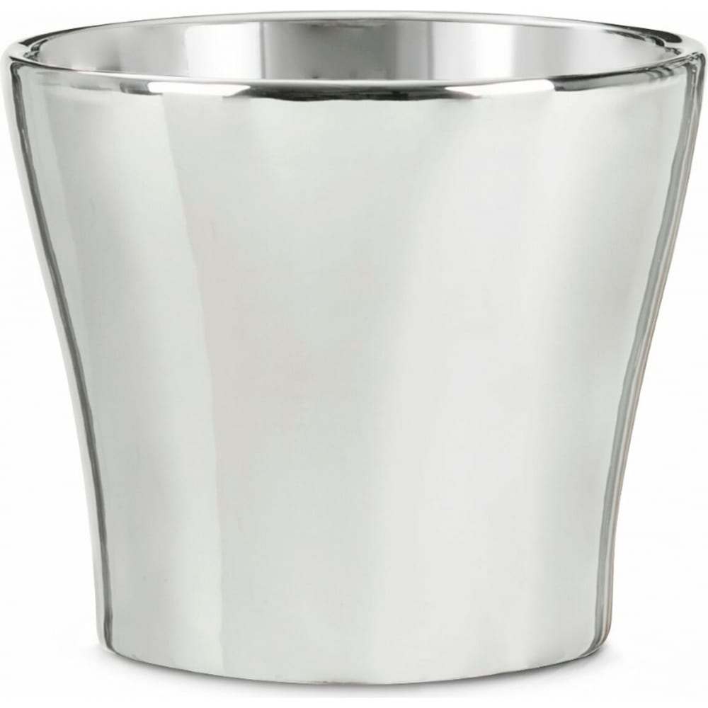 

Цветочное кашпо Scheurich Mirror silver 58279 0,6 л серебристый 1 шт., Mirror silver
