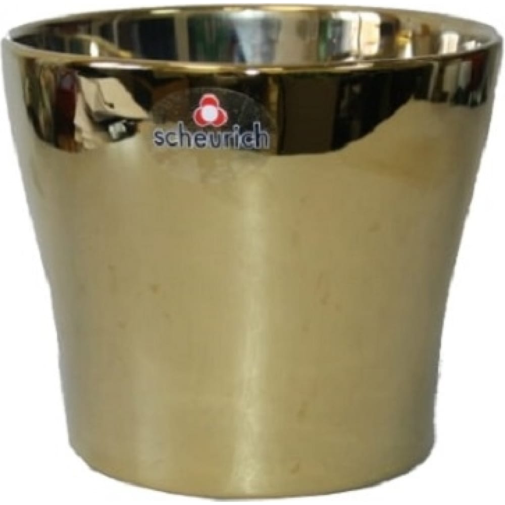 

Цветочное кашпо Scheurich Mirror gold 61269 0,6 л золотистый 1 шт., Mirror gold