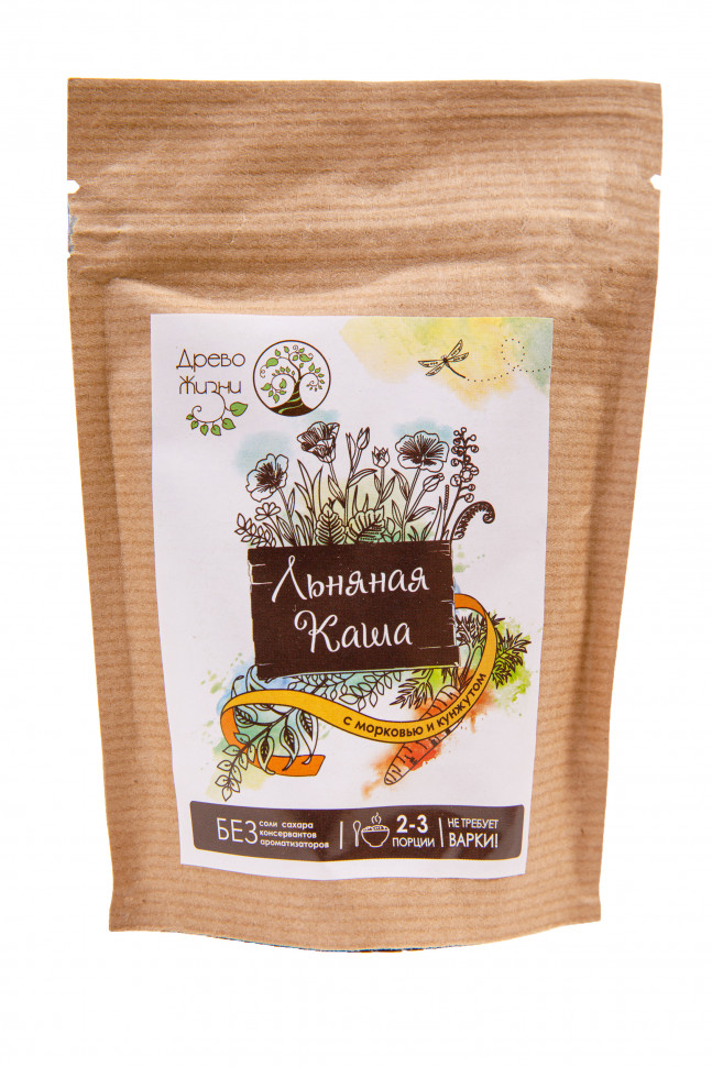

ЛЬНЯНАЯ КАША с морковью и кунжутом 100гр