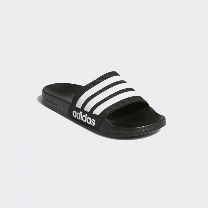 Сланцы унисекс Adidas Adilette Shower черные 6,5 UK