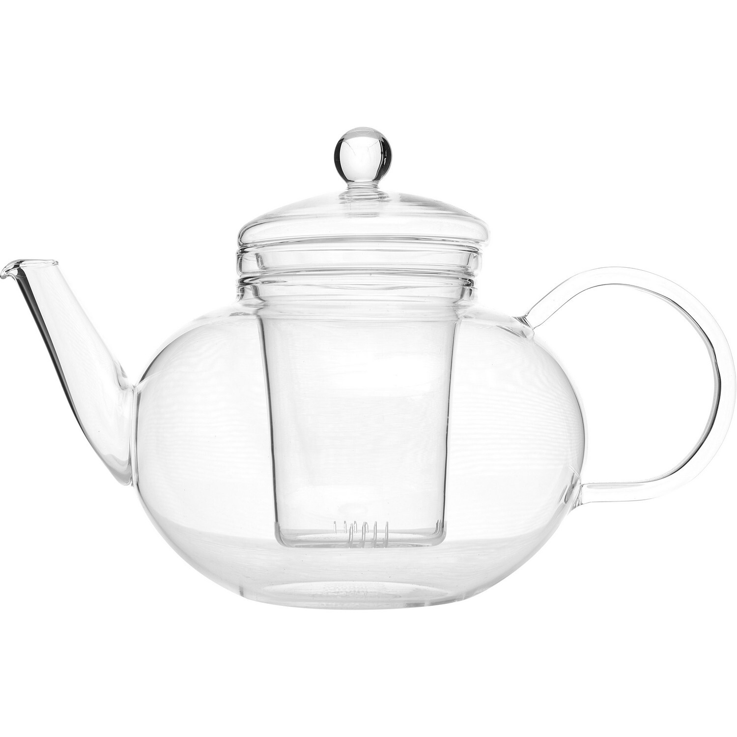 Чайник Trendglas Мико 1.2л, 242х140х16мм, стекло, прозрачный