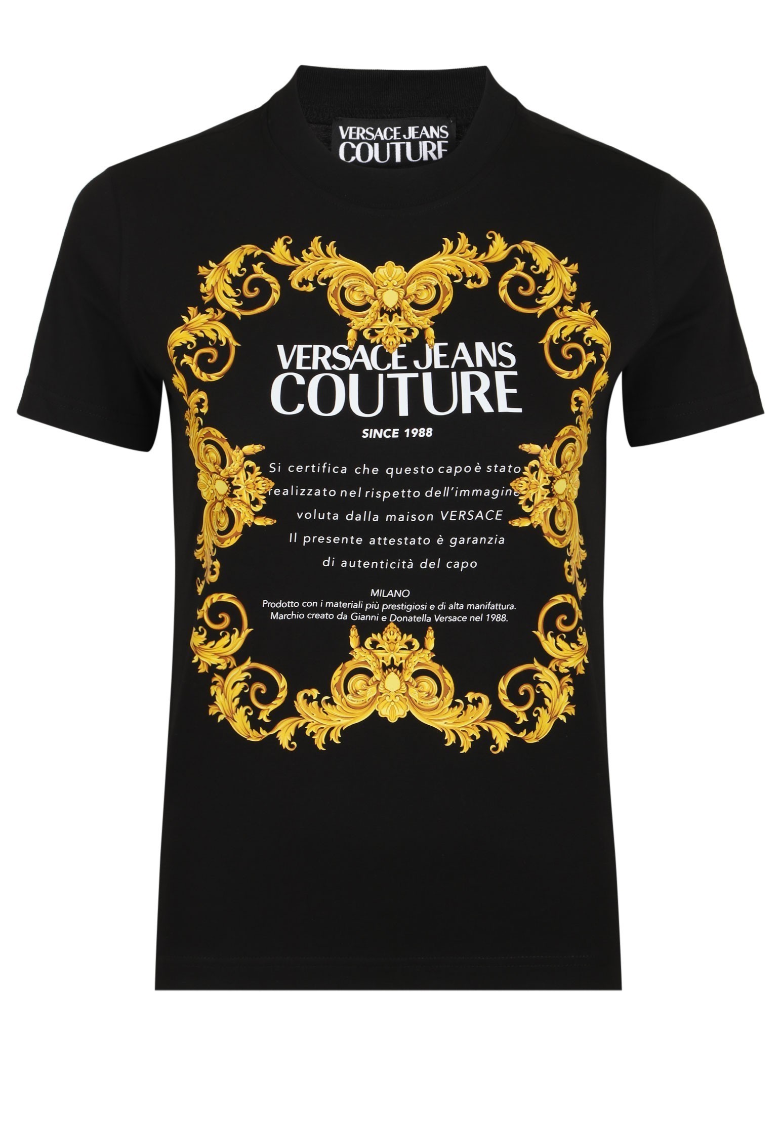 

Футболка женская Versace Jeans Couture 125369 черная XS, 125369