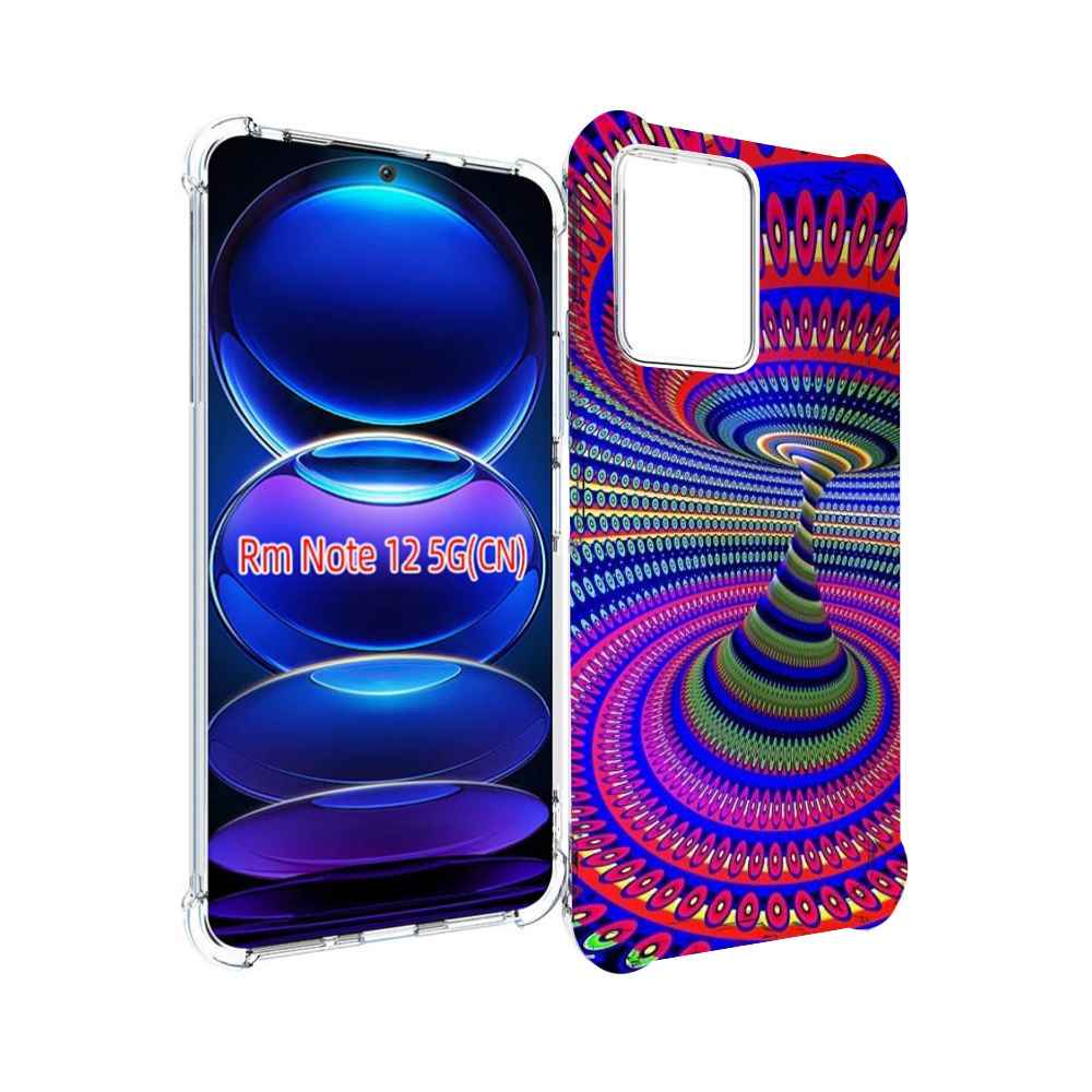 

Чехол MyPads оптическая иллюзия для Xiaomi Redmi Note 12, Прозрачный, Tocco