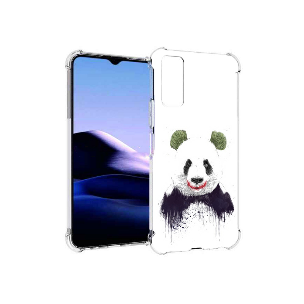 

Чехол MyPads Tocco для Vivo Y20 панда джокер (PT154038.379.533), Прозрачный, Tocco