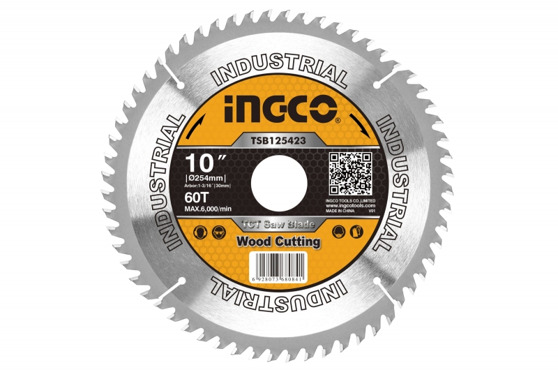 

INGCO Диск пильный по дереву TCT (254х30 мм; 60Т) INGCO TSB125423