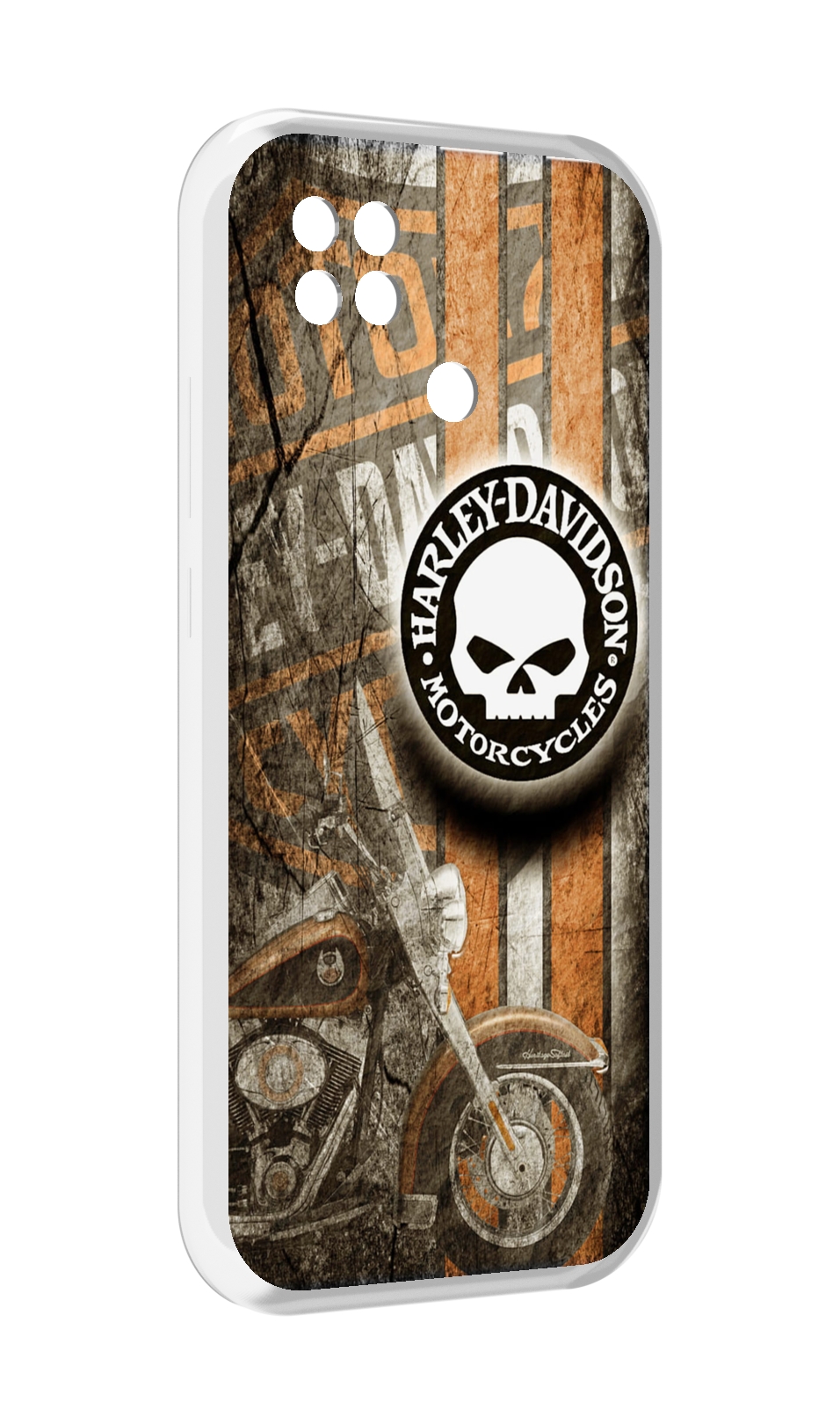 

Чехол MyPads харлеи девидсон для Xiaomi Poco C40, Прозрачный, Tocco