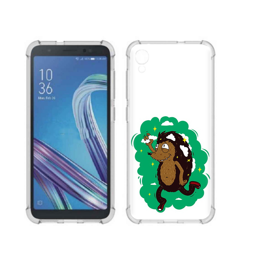 

Чехол MyPads Tocco для Asus ZenFone Live L1 (G552KL) Ежик в облаках (PT113202.648.77), Прозрачный, Tocco