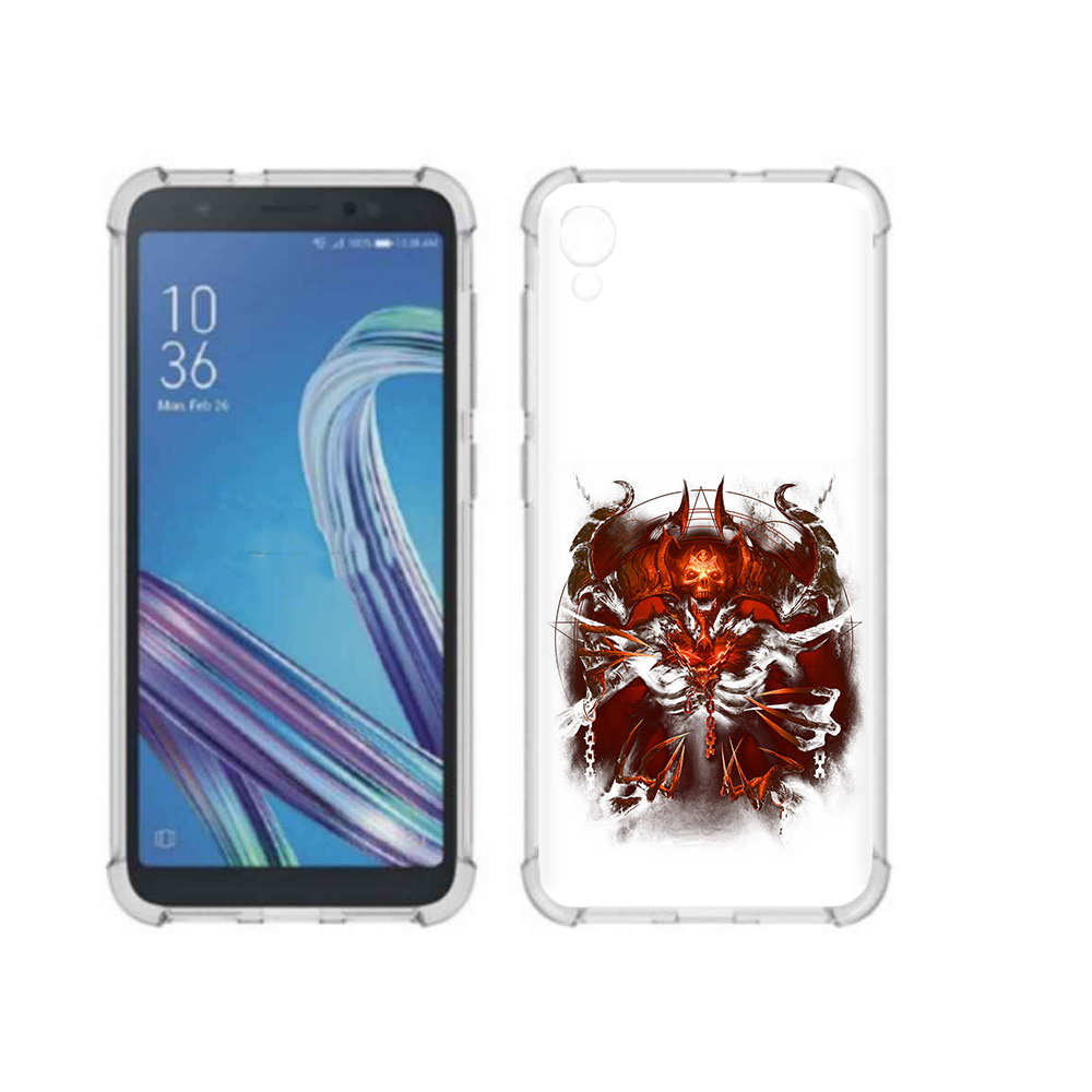 

Чехол MyPads Tocco для Asus ZenFone Live L1 (G552KL) яркий демон (PT113202.648.708), Прозрачный, Tocco
