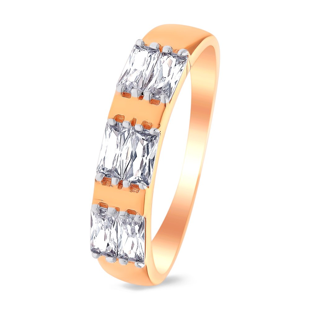 

Кольцо женское из красного золота с фианитом 585Gold 301010687, р, 301010687