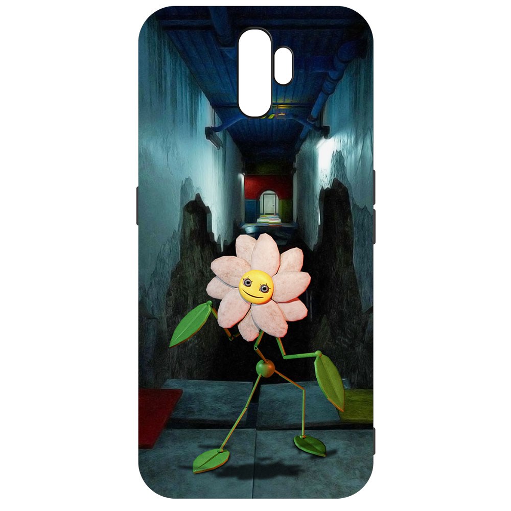 

Чехол-накладка Софт Хаги Ваги - Дейзи для Oppo A5 (2020), Черный