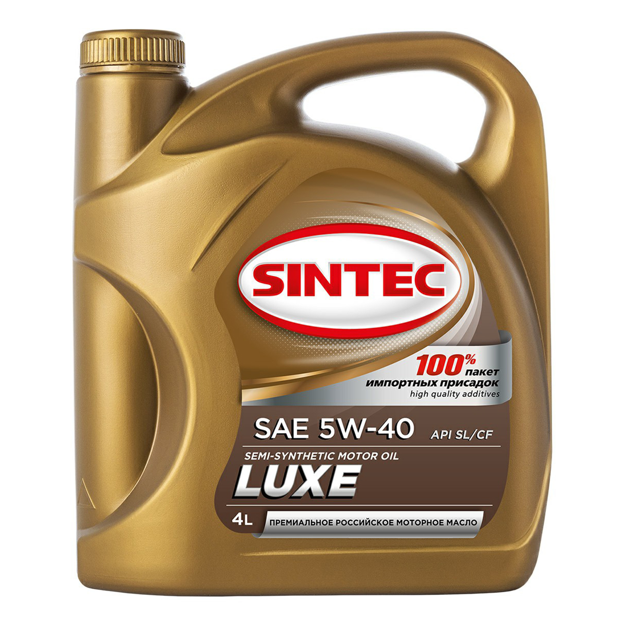 

Моторное масло SINTEC полусинтетическое Luxe 5W40 4л