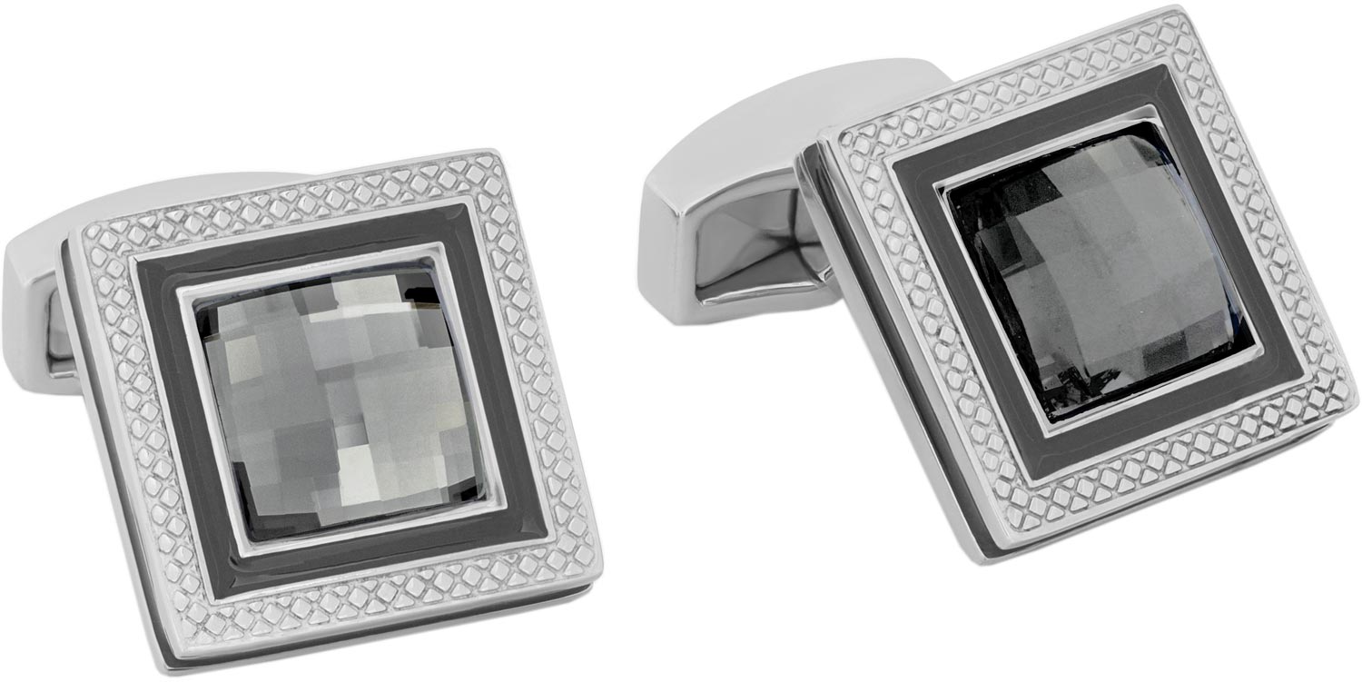 

Запонки мужские Tateossian CL8923 серебристые, CL8923