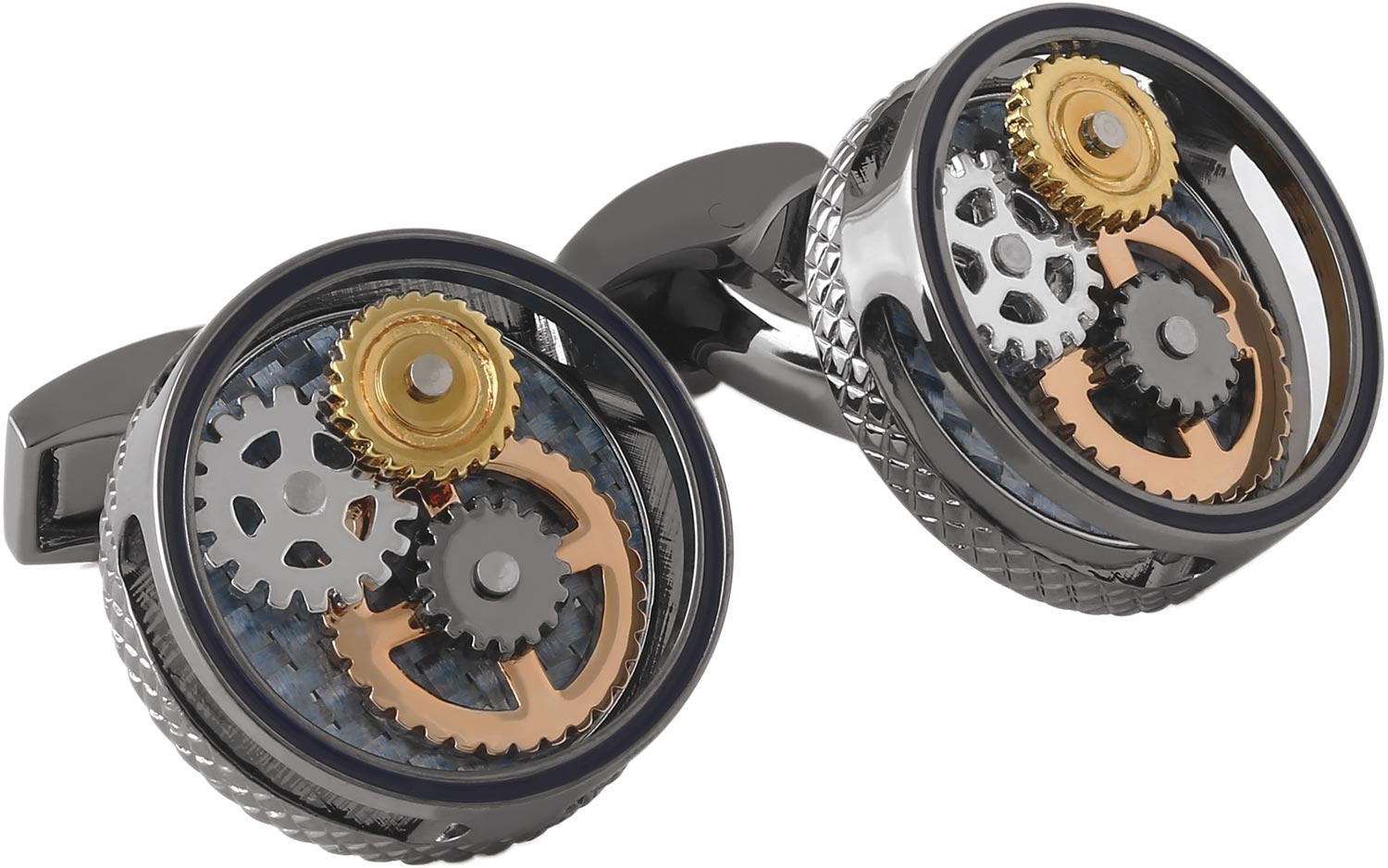 

Запонки мужские Tateossian CL7918 черные, CL7918