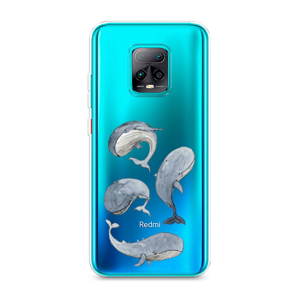 

Чехол Awog на Xiaomi Redmi 10X 5G/Pro 5G "Киты", Разноцветный, 38750-1