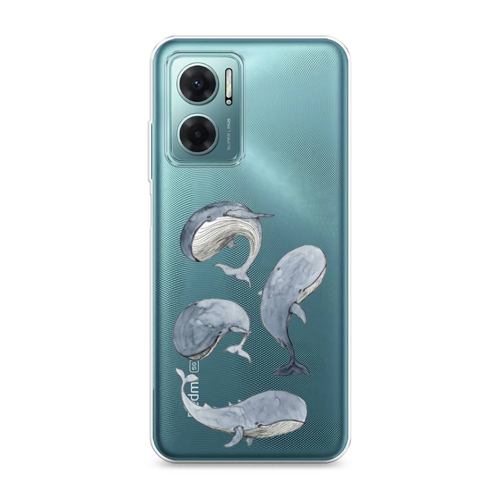 

Чехол Awog на Xiaomi Redmi 10 5G "Киты", Разноцветный, 313550-1