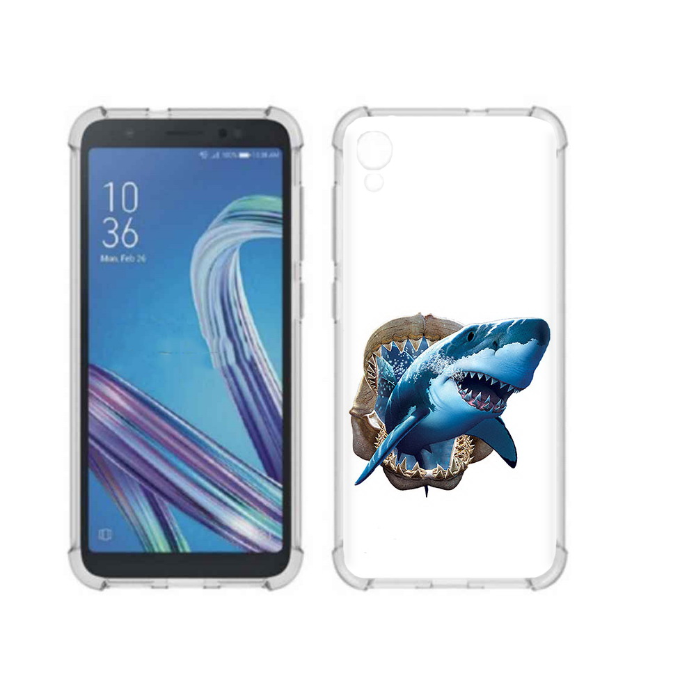 

Чехол MyPads Tocco для Asus ZenFone Live L1 (G552KL) челюсти (PT113202.648.675), Прозрачный, Tocco