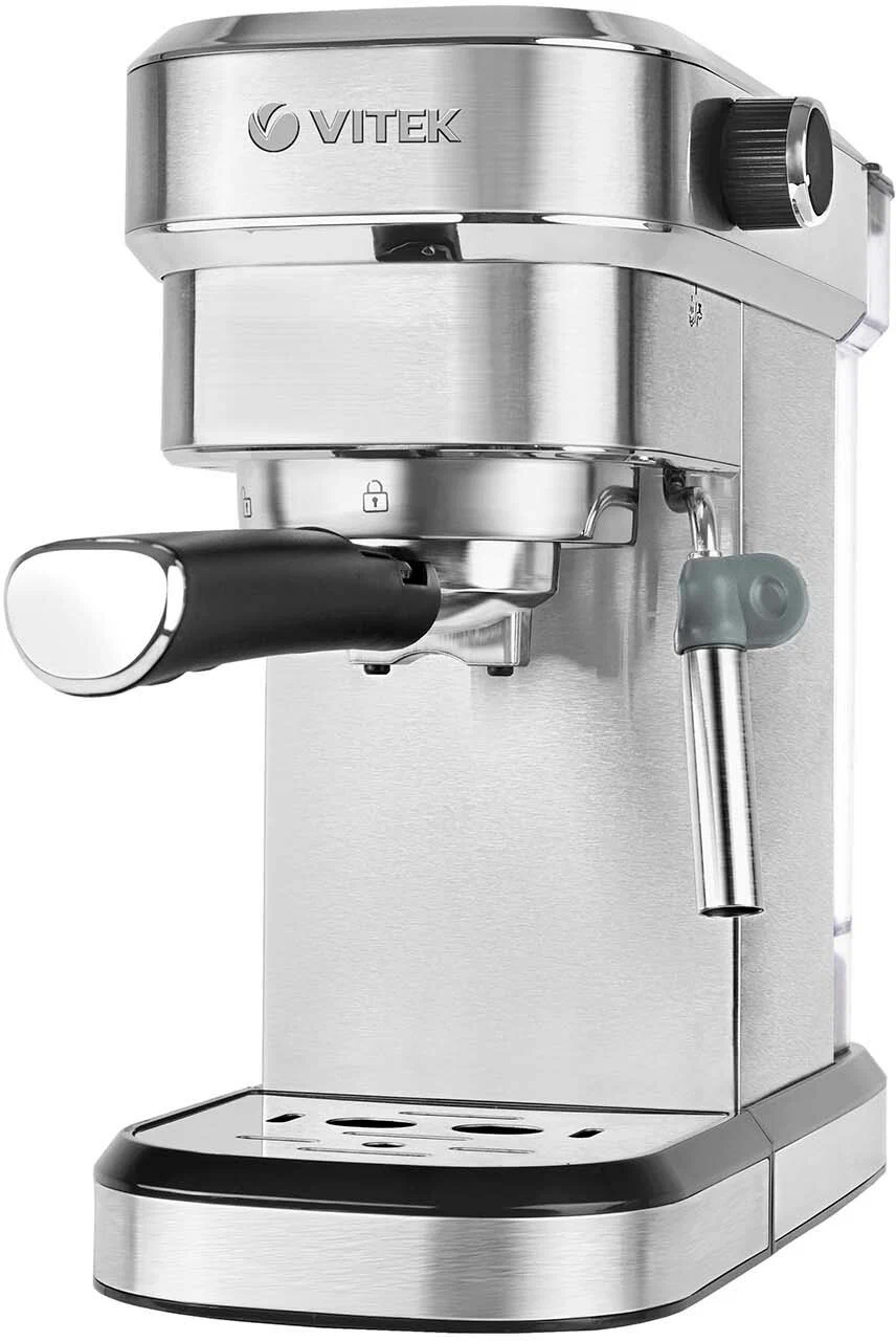 фото Рожковая кофеварка vitek vt-1509 серая