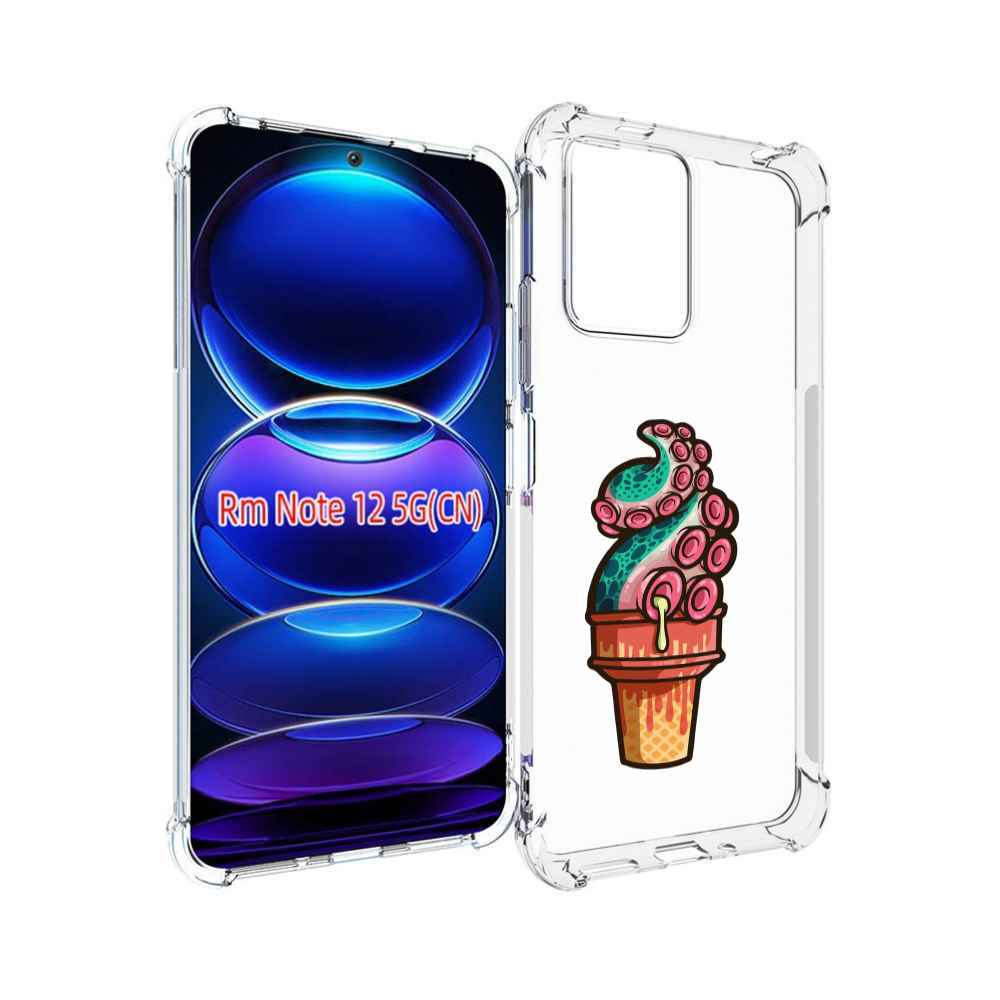 

Чехол MyPads мороженное для Xiaomi Redmi Note 12, Прозрачный, Tocco