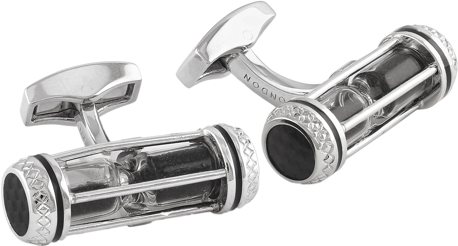 

Запонки мужские Tateossian CL6884 серебристые, CL6884