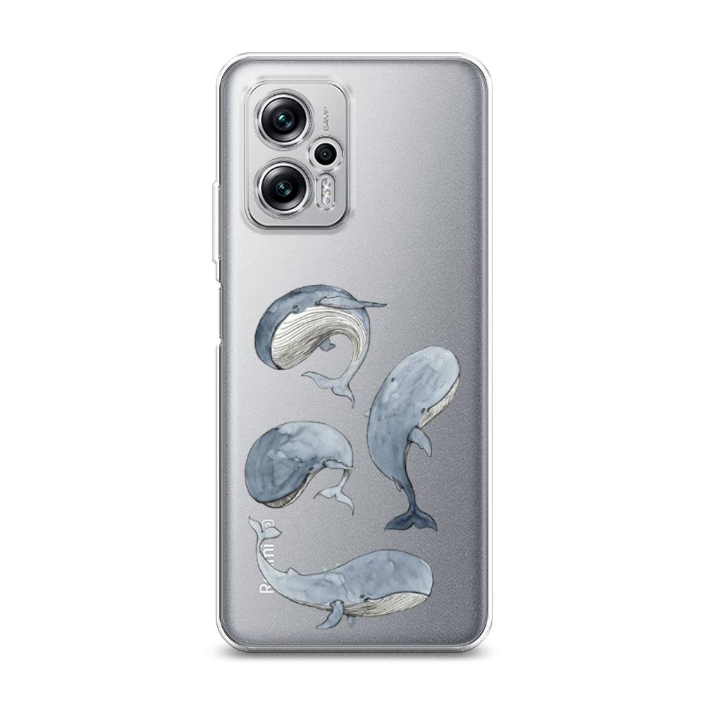 

Чехол Awog на Poco X4 GT "Киты", Разноцветный, 315450-1