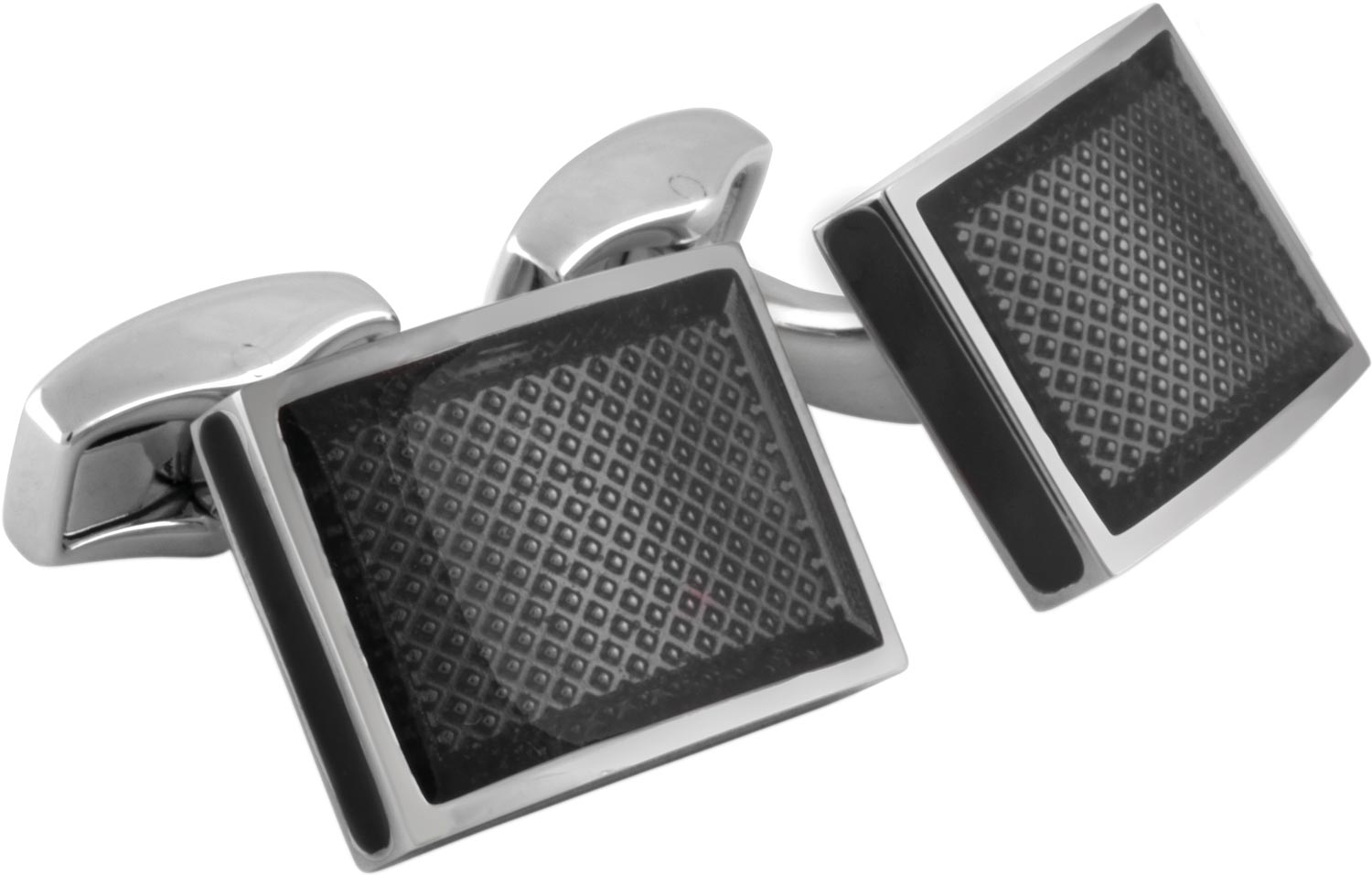 

Запонки мужские Tateossian CL5587 серебристые, CL5587