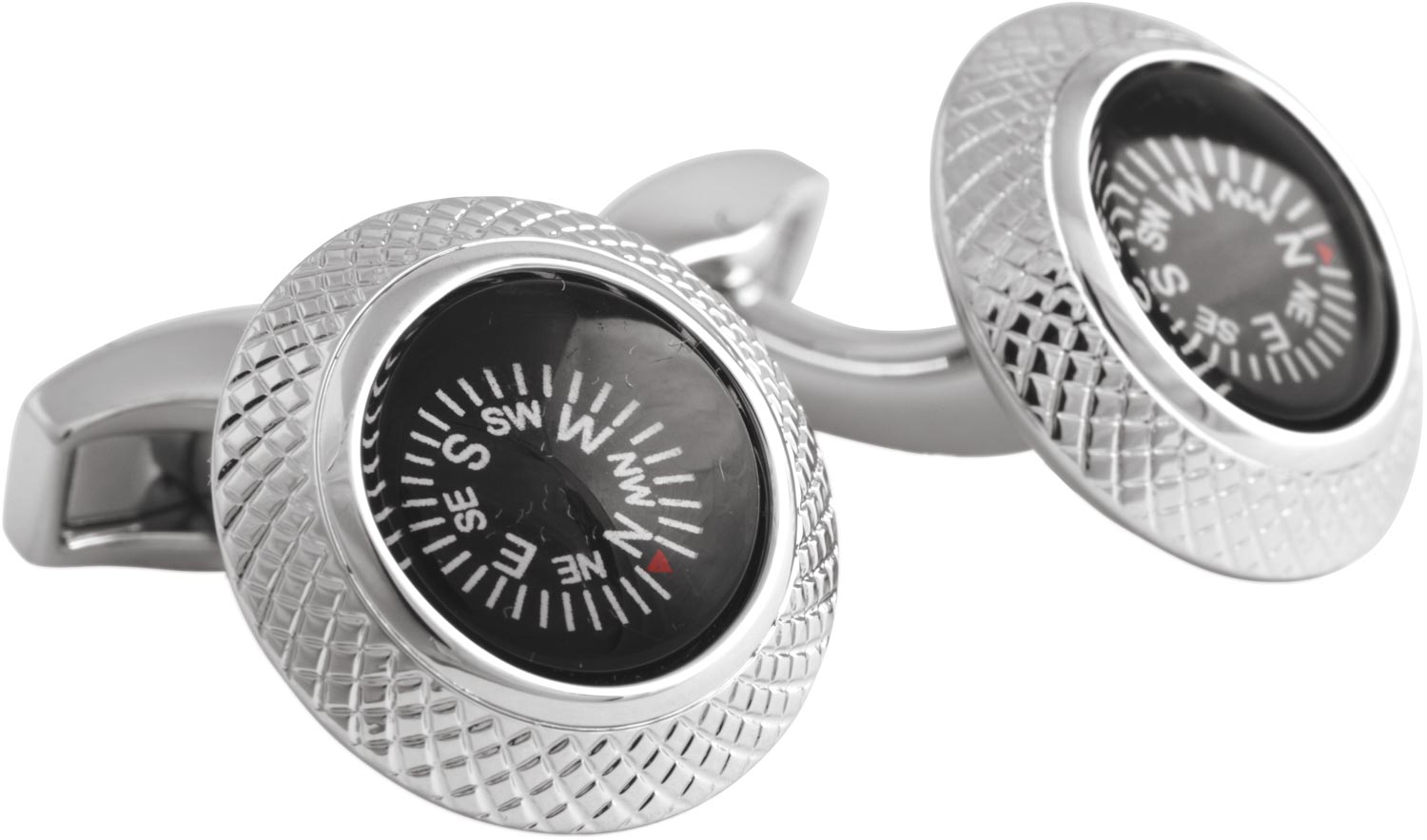 

Запонки мужские Tateossian CL3762 серебристые, CL3762